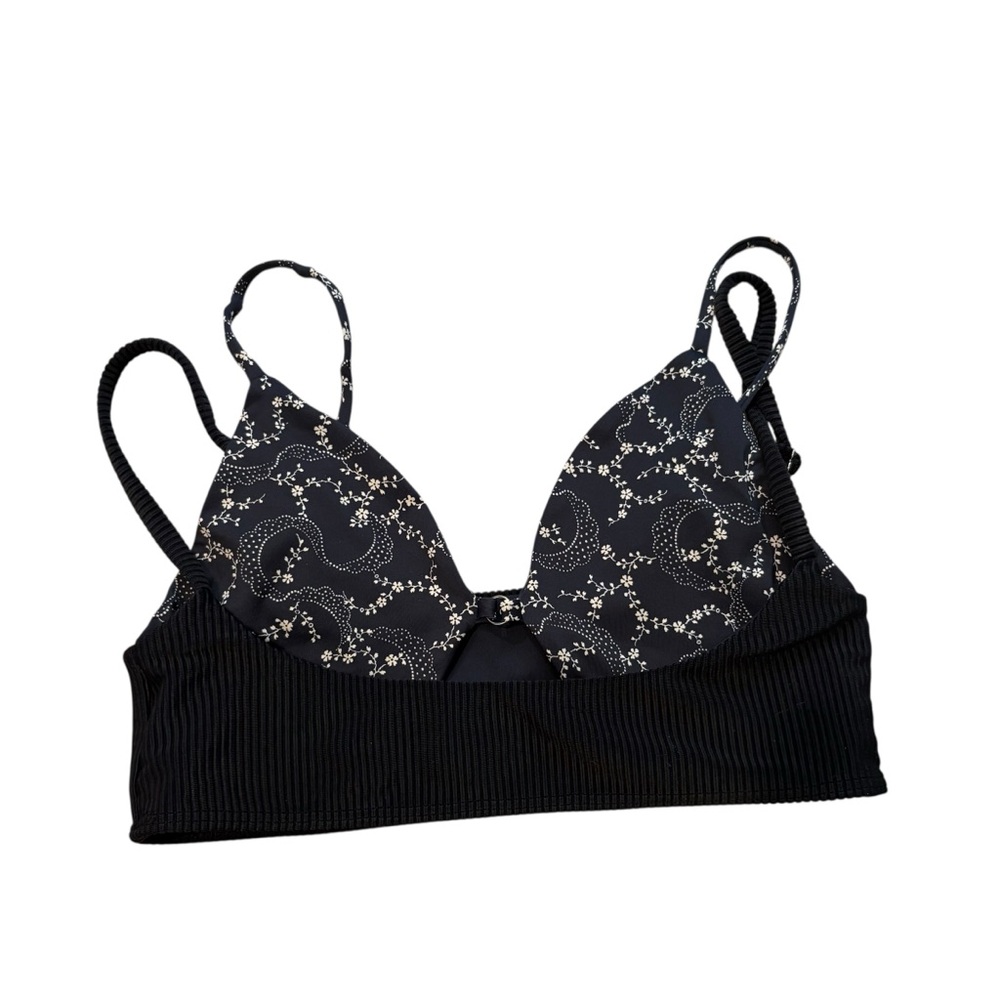 Frankies Bikinis Bellamy Ribbed Bandana Bikini Top in Dixie, Sz S - Picture 5 of 16